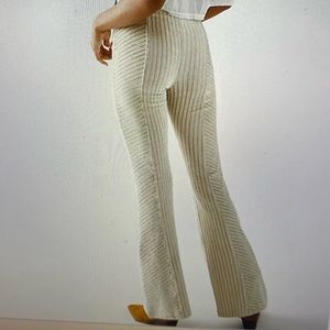 Free People Slim Pull-On Velvet Flare Pants (Never worn - no tags)